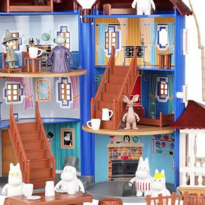 Игрушка домик с персонажами и мебелью Мумми-Дом