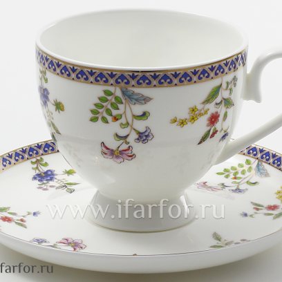Чашка с блюдцем чайная Бавария 1/2 Royal Aurel