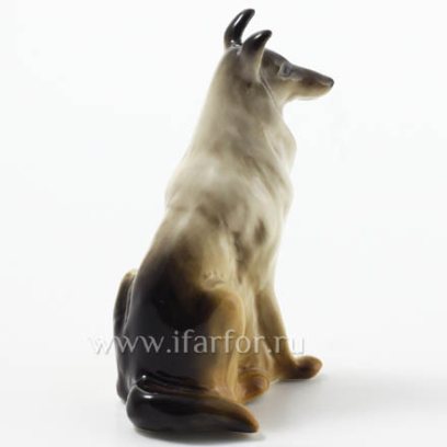 Скульптура «Колли большая коричневая»