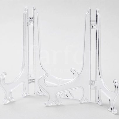 Комплект подставок для декоративных тарелок 200мм Прозрачный 2/2 Подставка