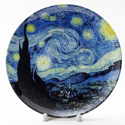 Декоративная тарелка Звездная ночь