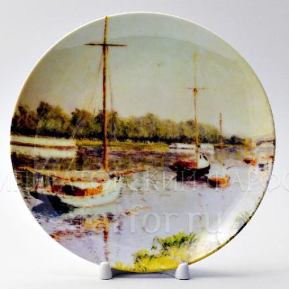 Декоративная тарелка «Бухта в Аржантее»