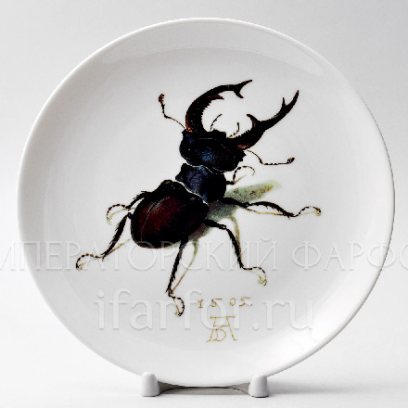 Декоративная тарелка «Жук-олень»