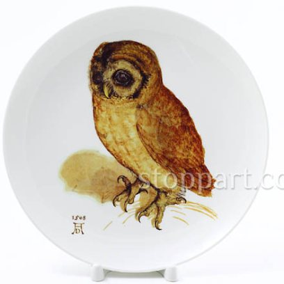 Декоративная тарелка «Маленькая сова»
