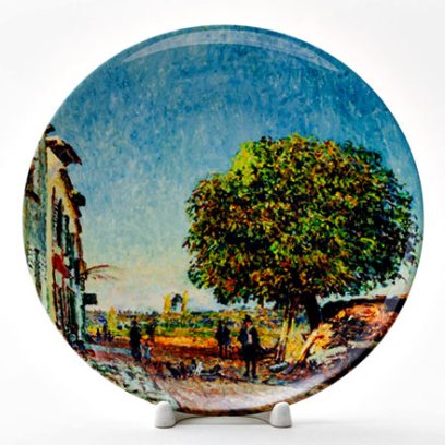 Декоративная тарелка The Chestnut Tree at Saint-Mammes, 1880