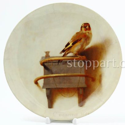 Декоративная тарелка «Щегол»