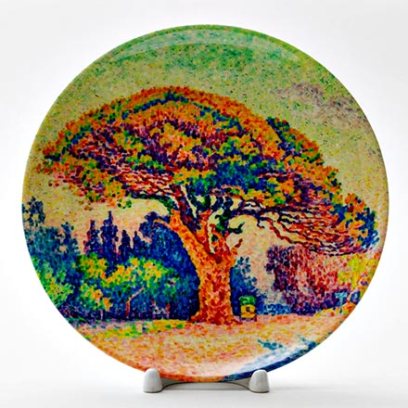 Декоративная тарелка Сосна в Сен-Тропе