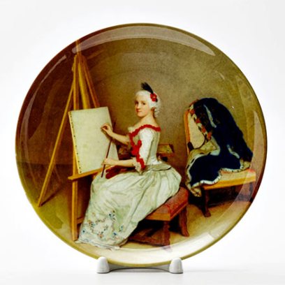 Декоративная тарелка Портрет Каролины Луизы Гессен-Дармштадтской