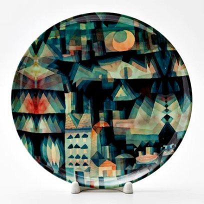 Декоративная тарелка Город из сна