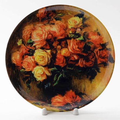 Декоративная тарелка Букет роз