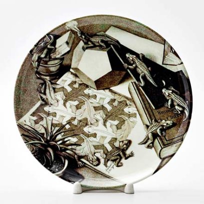 Декоративная тарелка Рептилии