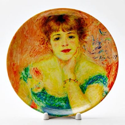 Декоративная тарелка Портрет актрисы Жанны Самари