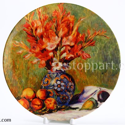 Декоративная тарелка «Цветы и фрукты»