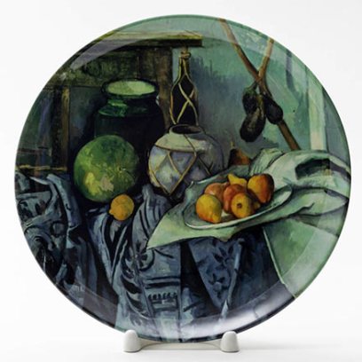 Декоративная тарелка Натюрморт с баклажанами