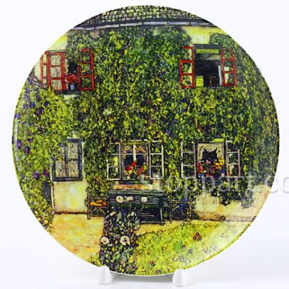 Декоративная тарелка «Дом лесника в Вайссенбахе II»