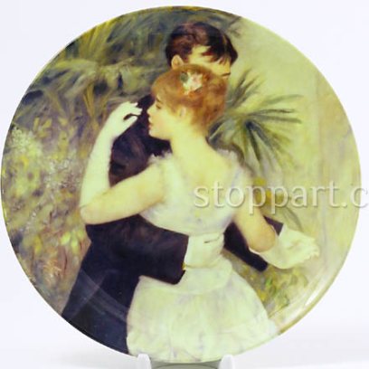 Декоративная тарелка «Городской танец»