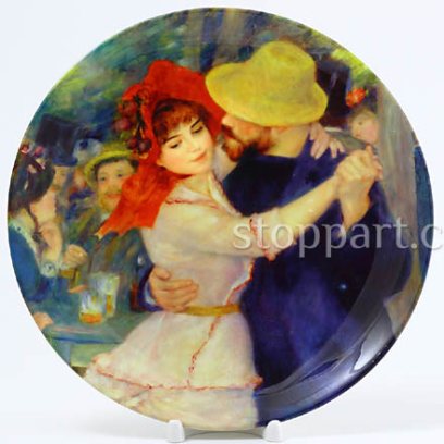 Декоративная тарелка «Танец в Буживале»