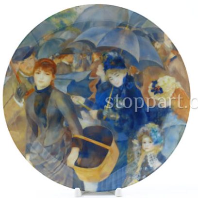 Декоративная тарелка «Зонтики»