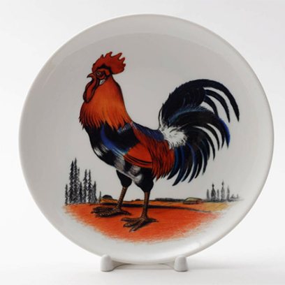 Декоративная тарелка Петух