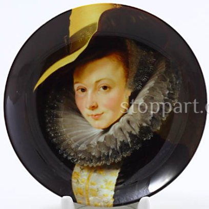 Декоративная тарелка «Изабелла Брандт (в шляпе)»