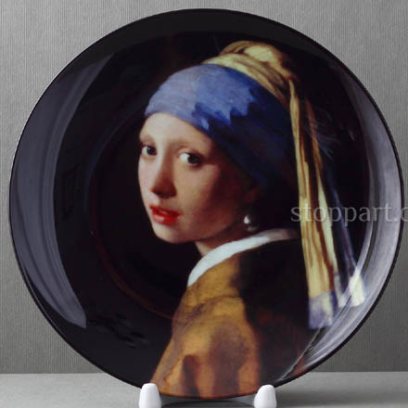 Декоративная тарелка «Девушка с жемчужной сережкой»