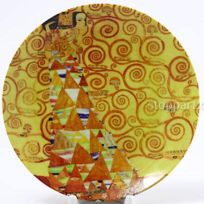 Декоративная тарелка «Древо жизни. Левая часть»