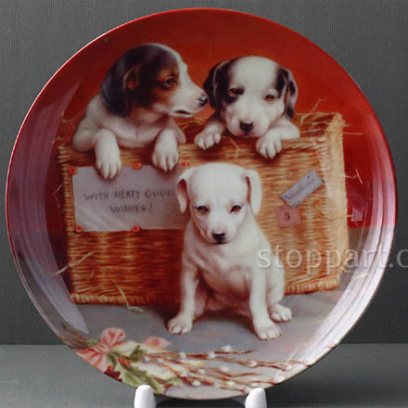 Декоративная тарелка «С жаркими пожеланиями»