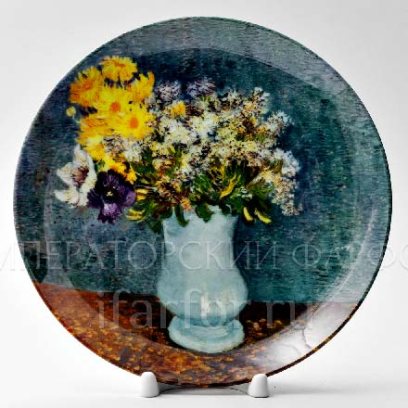 Декоративная тарелка «Ваза с цветами»