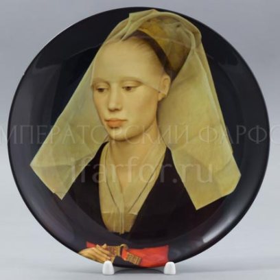 Декоративная тарелка «Портрет дамы»