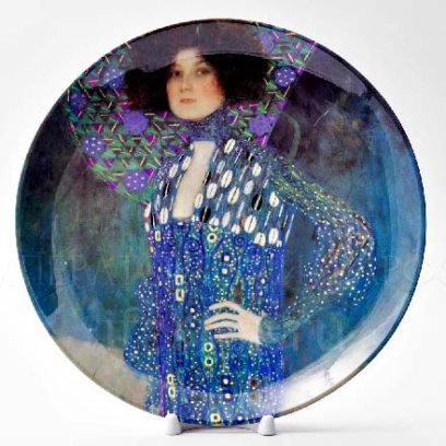 Декоративная тарелка «Портрет Эмилии Флёге»
