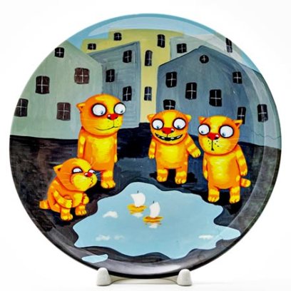 Декоративная тарелка Навигация началась