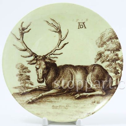 Декоративная тарелка Лось