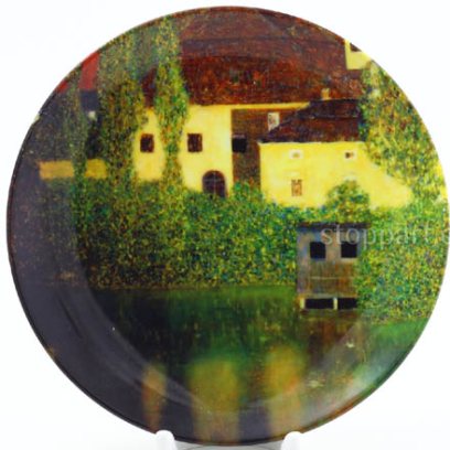 Декоративная тарелка «Замок Каммер на озере Аттерзее I»