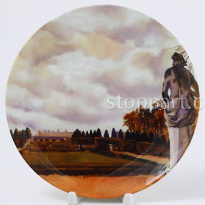 Декоративная тарелка «Версальский парк осенью»