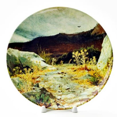 Декоративная тарелка Горная дорожка. Крым