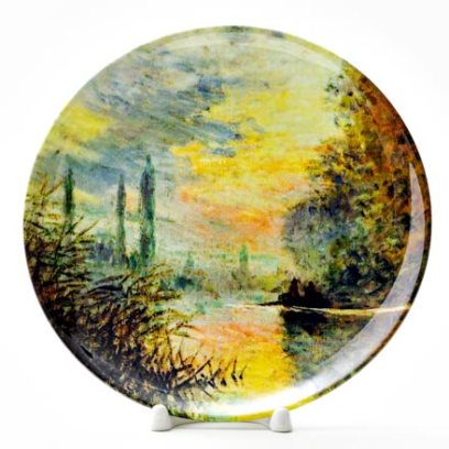 Декоративная тарелка Вечер в Аржантейле