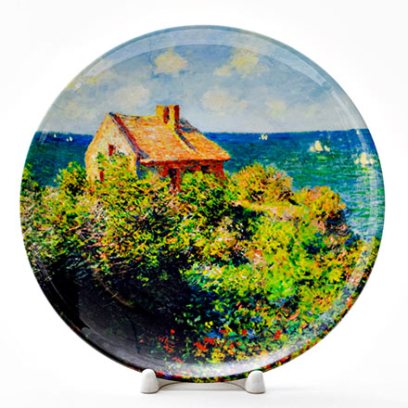 Декоративная тарелка Рыбацкий домик в Варенжевиле