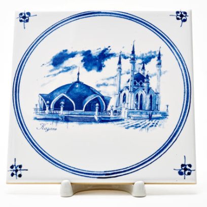 Изразец «Виды Казани. Мечеть Кул Шариф»