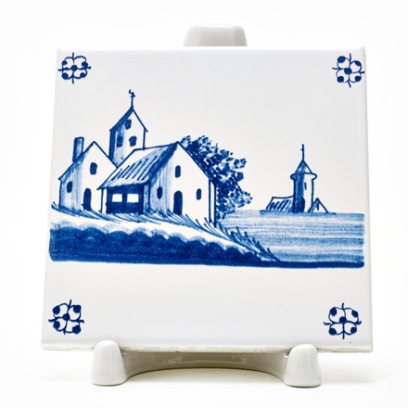 Изразец Голландский. Деревушка на острове 2