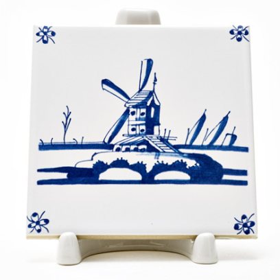 Изразец Голландский. Мельница 5