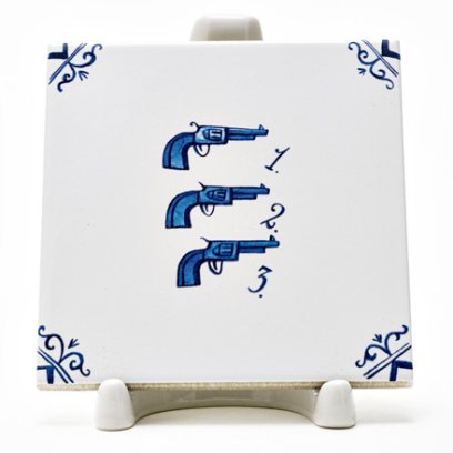 Изразец Голландский. Три Кольта