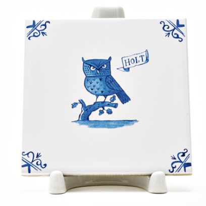 Изразец Голландский. Сова