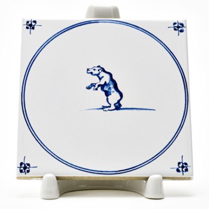 Изразец Голландский. Медведь