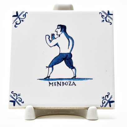 Изразец «Голландский. Боксер MENDOZA»