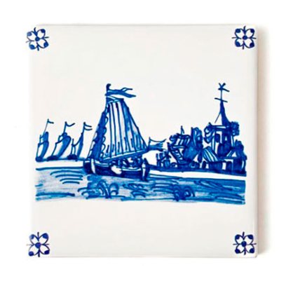 Изразец Голландский. Тихая бухта 2
