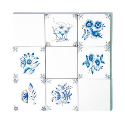 Набор изразцов Голландский. Цветочный вальс 2