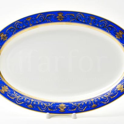 Блюдо овальное Лазурит Империал