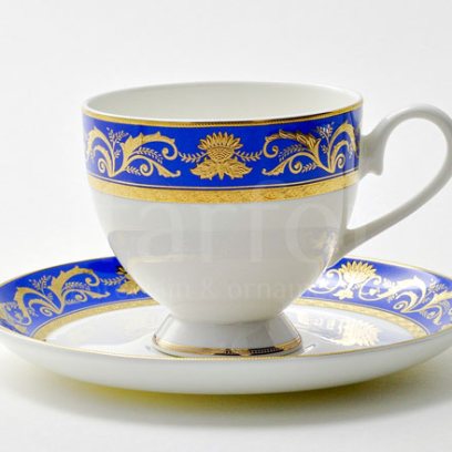 Чашка с блюдцем чайная «Лазурит» 1/2