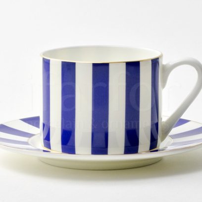 Чашка с блюдцем чайная «Алиса фиолетовый 2» 1/2