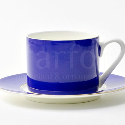 Чашка с блюдцем чайная «Алиса фиолетовый 4» 1/2